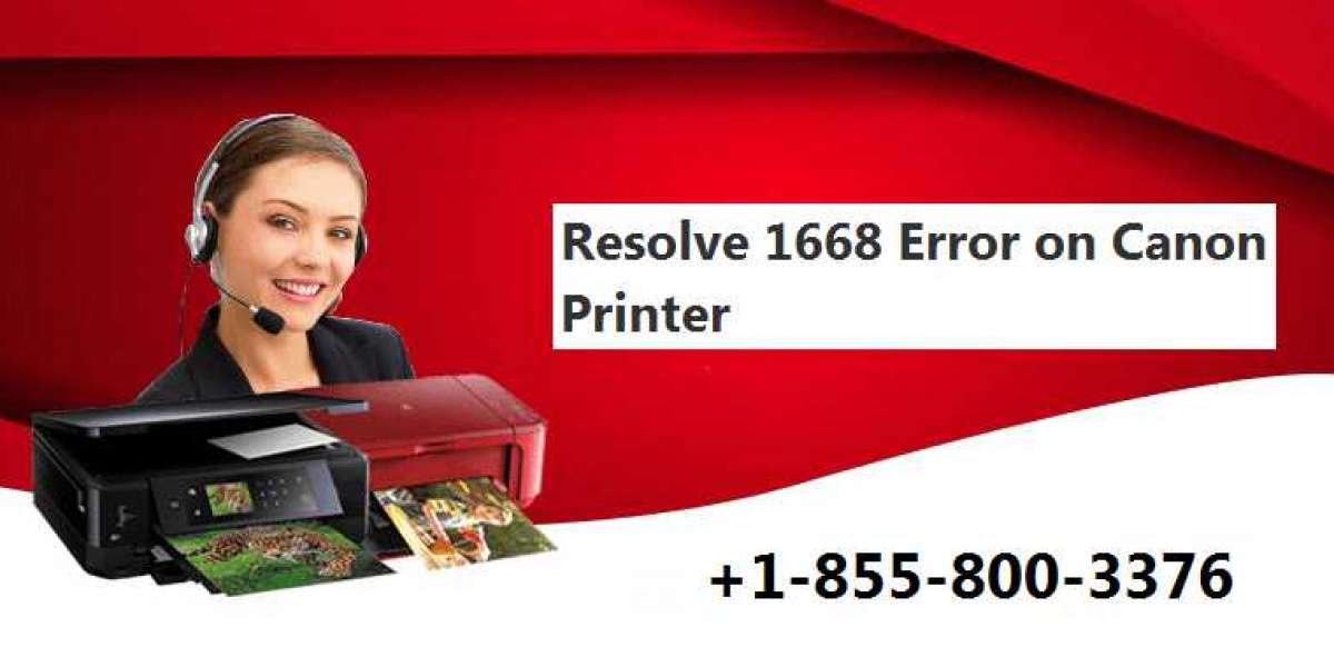 How to Resolve Error 1668 on Canon Printer | Canon Printer Support