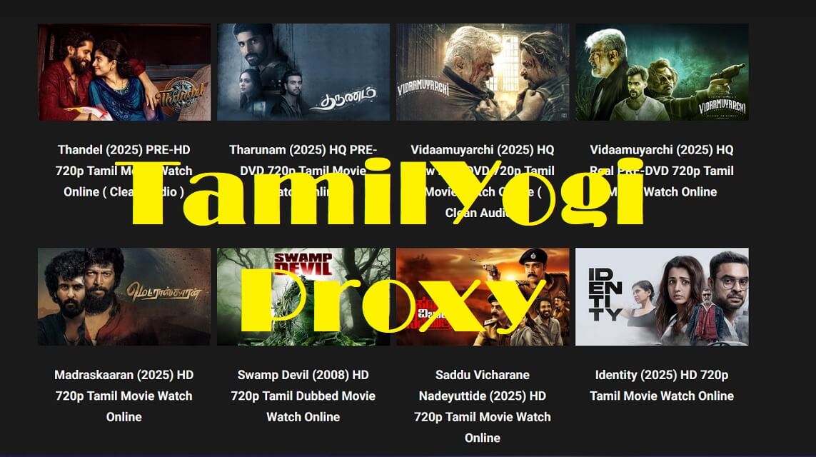 Access TamilYogi Proxy List 2025 | Unblock TamilYogi Website Now