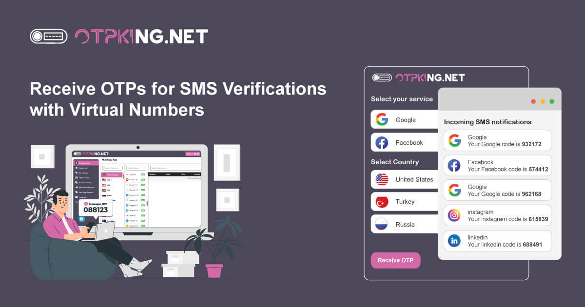 OTP King - OTP Verification, Temporary OTP & Phone Numbers