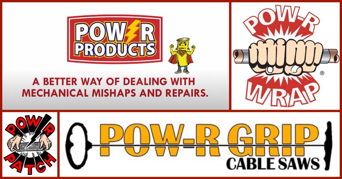 Water-Activated Fiberglass Wrap & POW-R GLUE Repair Power