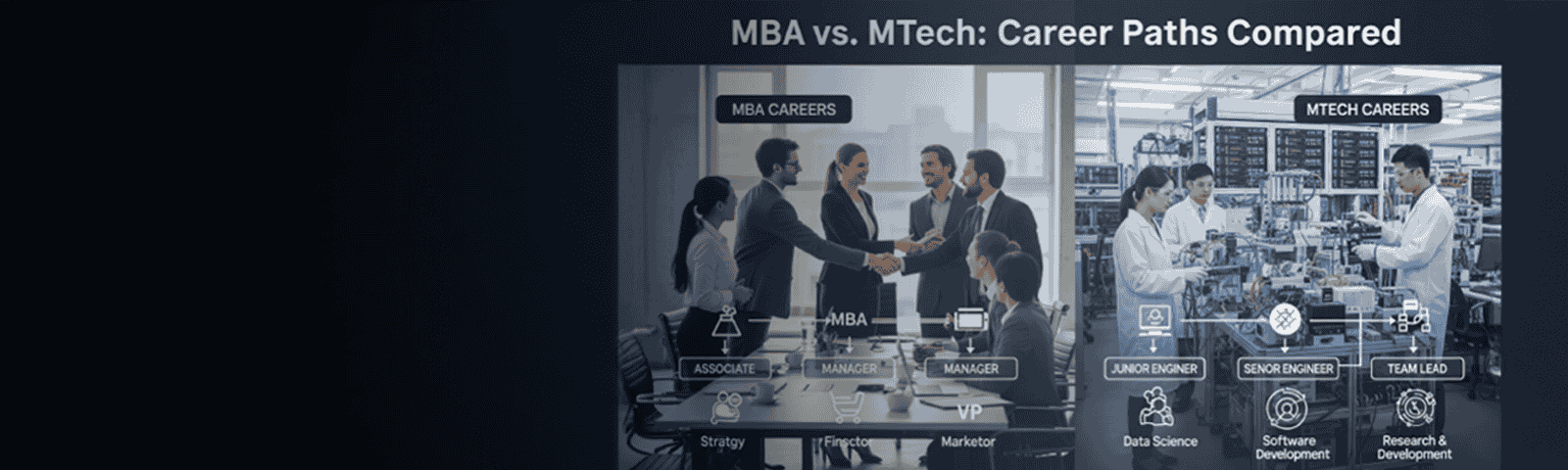 Comparison Between B.Tech–M.Tech vs B.Tech–MBA vs Techno-Management