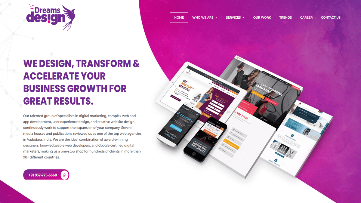 Best website development company in Pune | Dreamsdesign