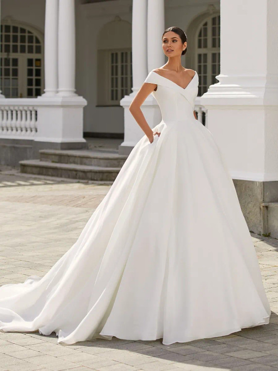 Satin Wedding Dress
