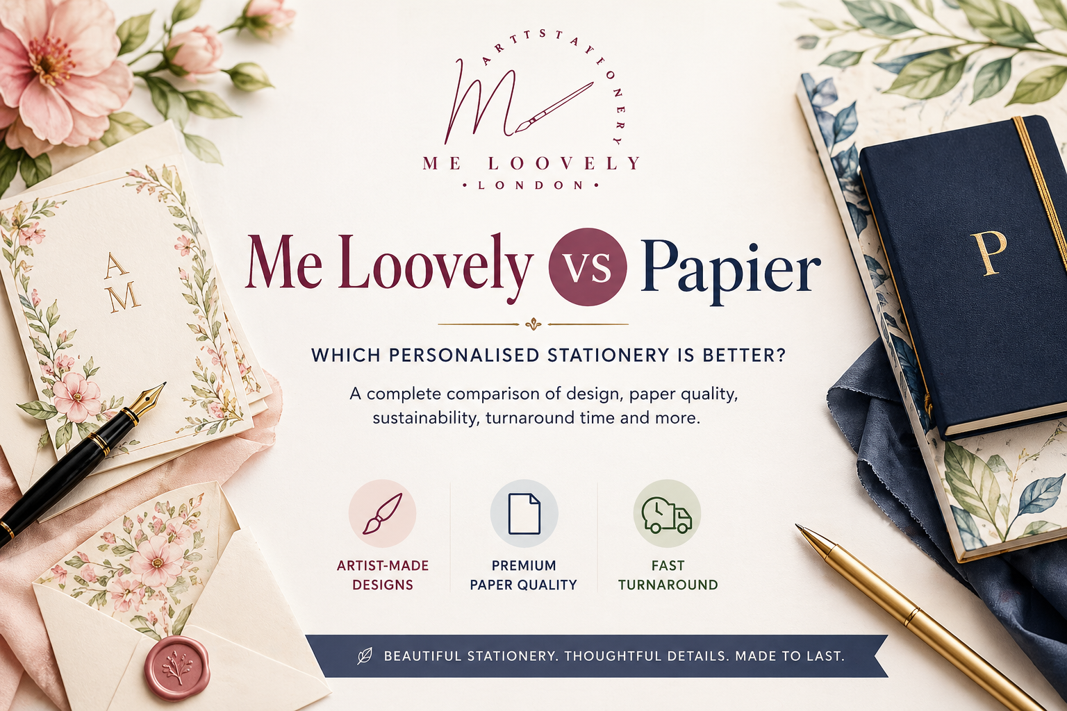 Me Loovely vs Papier: Best Stationery in the UK? | Me Loovely