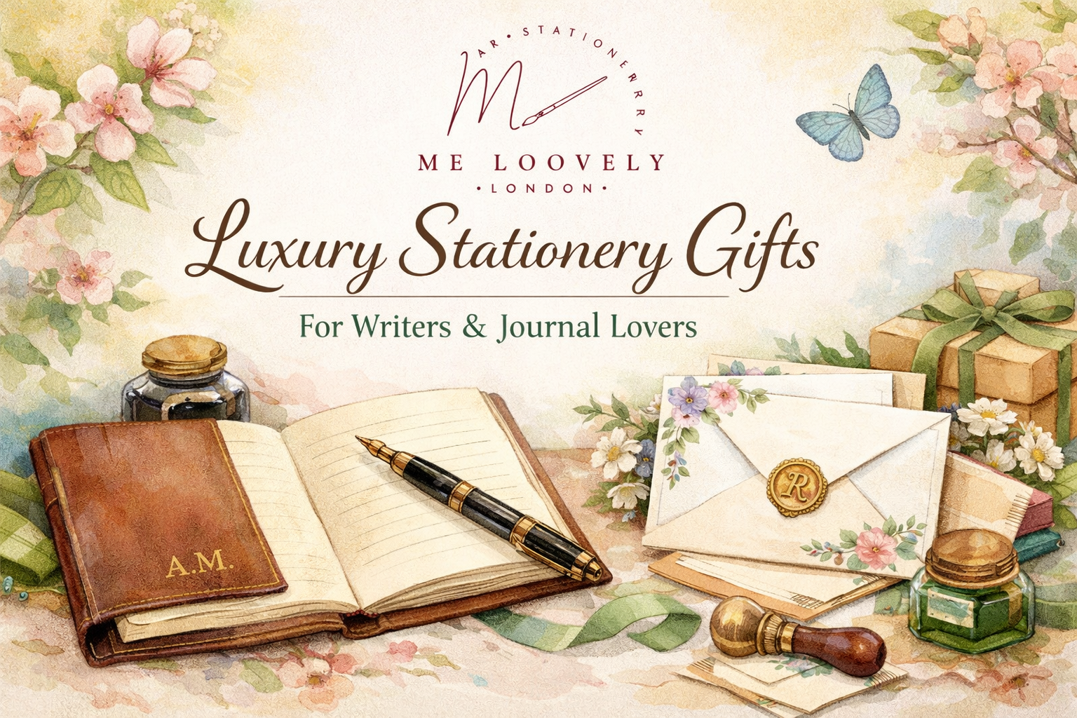 Luxury Stationery Gifts for Writers | Me Loovely