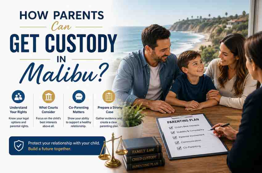 How to Get Custody in Malibu, California?