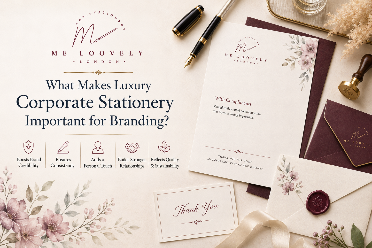 Why Luxury Corporate Stationery Matters | Me Loovely