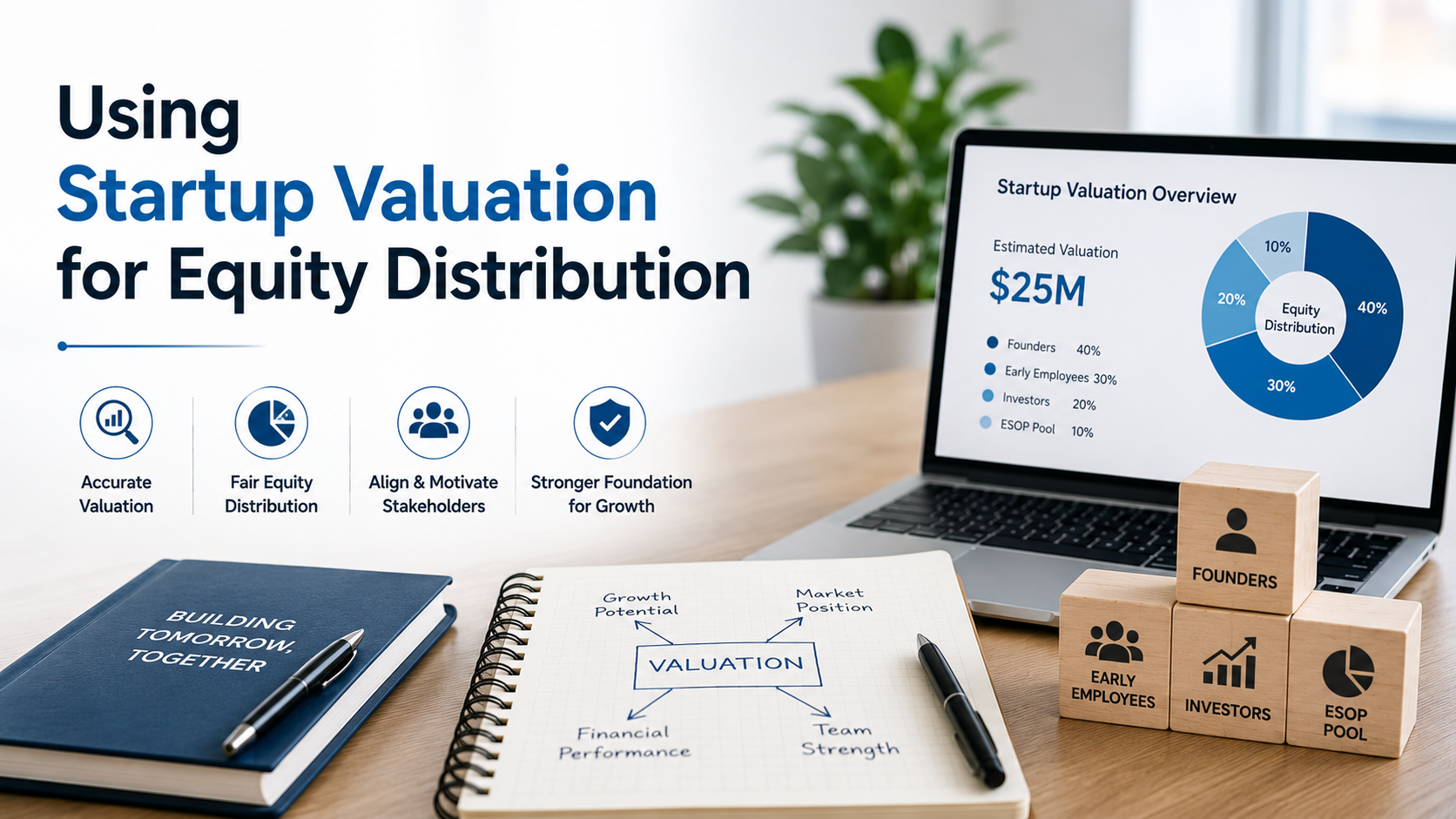 Using Startup Valuation for Equity Distribution