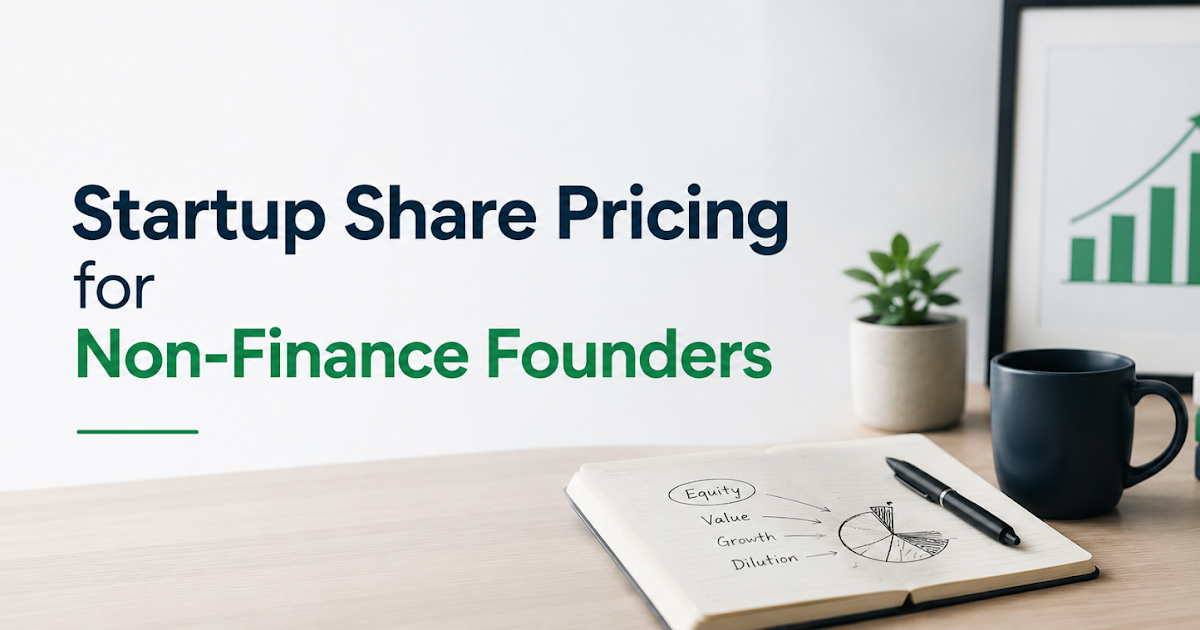 Startup Share Pricing for Non-Finance Founders