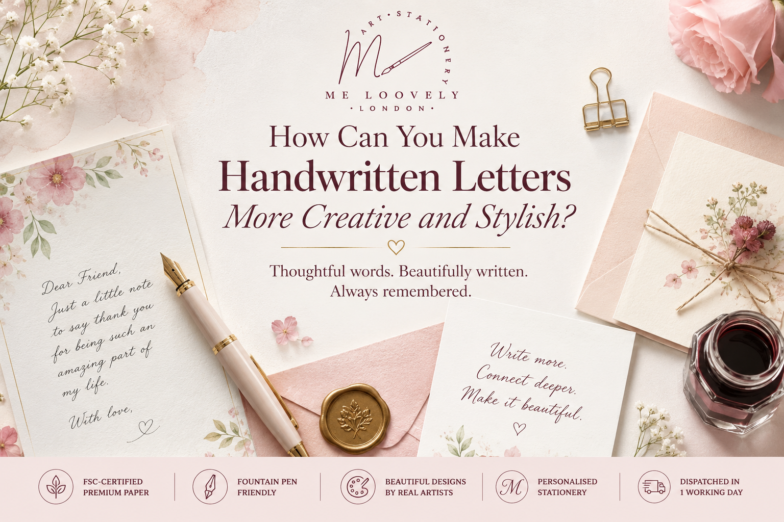 Make Handwritten Letters More Creative and Stylish – Me Loovely
