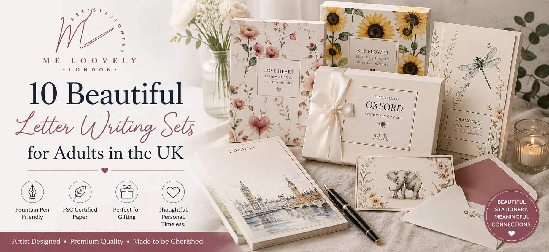 10 Beautiful Letter Writing Sets for Adults in the UK – Me Loovely